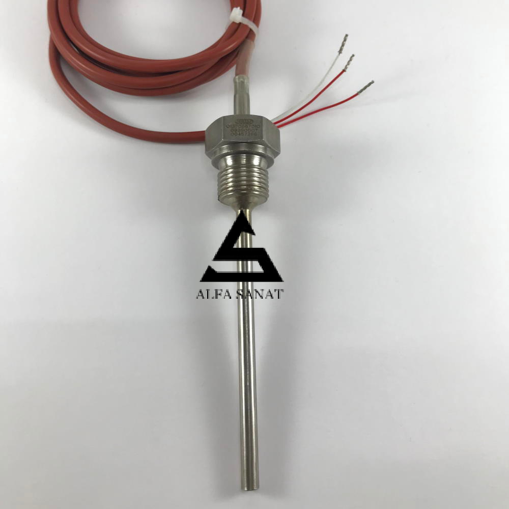 تصویر PT100 سه سیمه | سنسور دما از آلفا صنعت