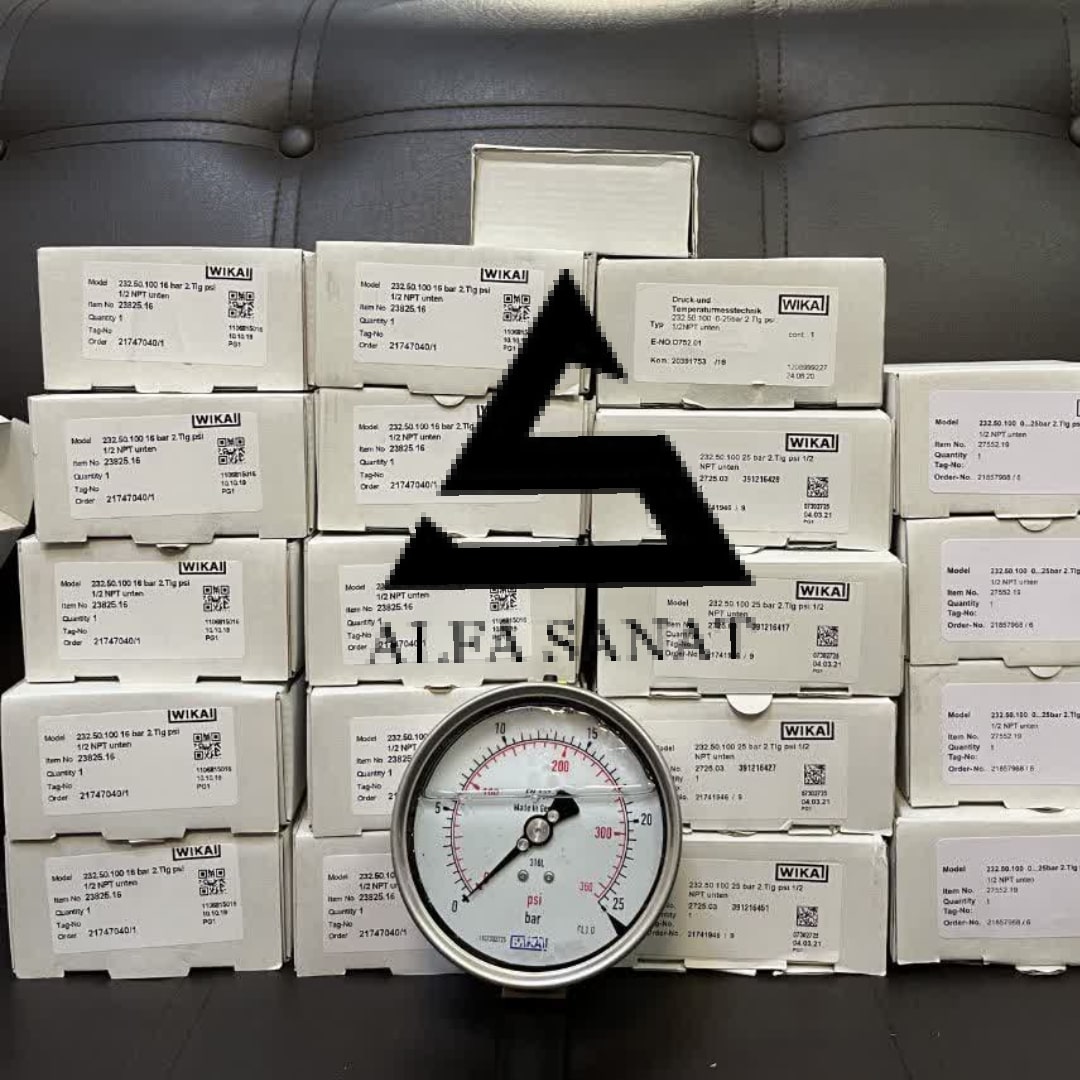 انواع مانومتر ویکا شامل گیج فشار بوردن تیوب، دیافراگمی و کپسولی برای اندازه گیری فشار در صنایع مختلف